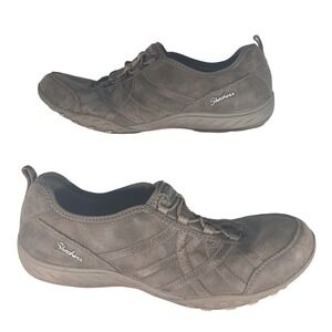 Skechers‎ Relaxed Fit Memory Foam Women's Brown Comfort Walking Shoes Size 10